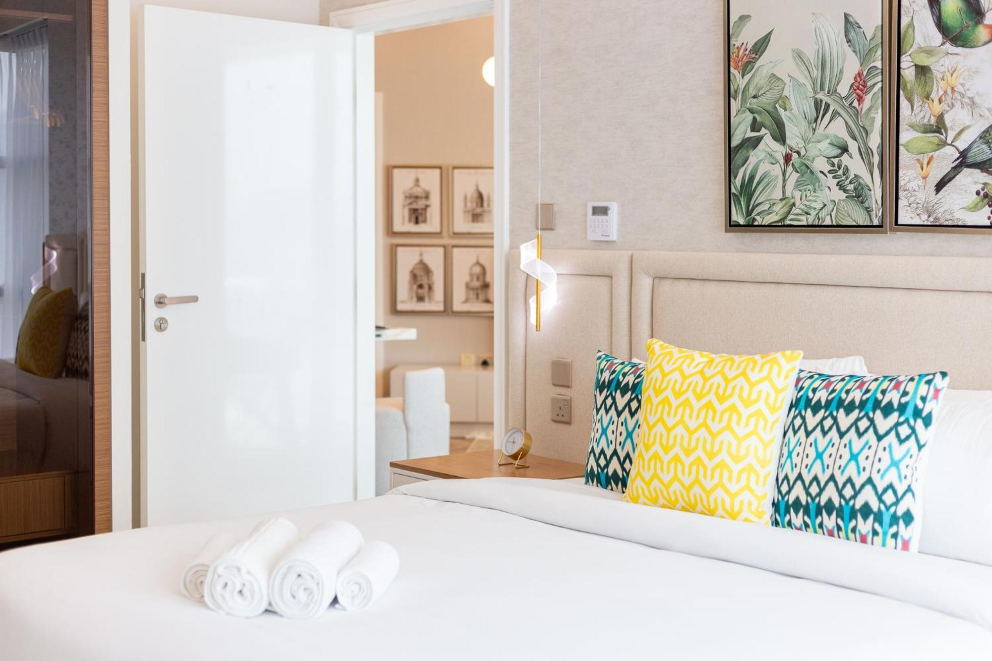 Charming Brand New 2Br Close To The Beach Dubai Exterior foto